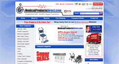 Desktop Screenshot of medicalproductsdirect.com